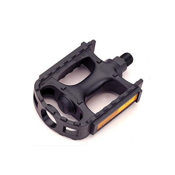 Marwi Pedalset MTB Trekking SP-872N mit dünnem Gewinde – Kunststoff – Schwarz (Blisterverpackung)