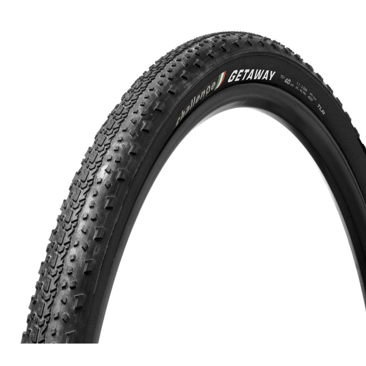 Challenge – Getaway Race Clincher TLR 700 x 40 C, Schwarz
