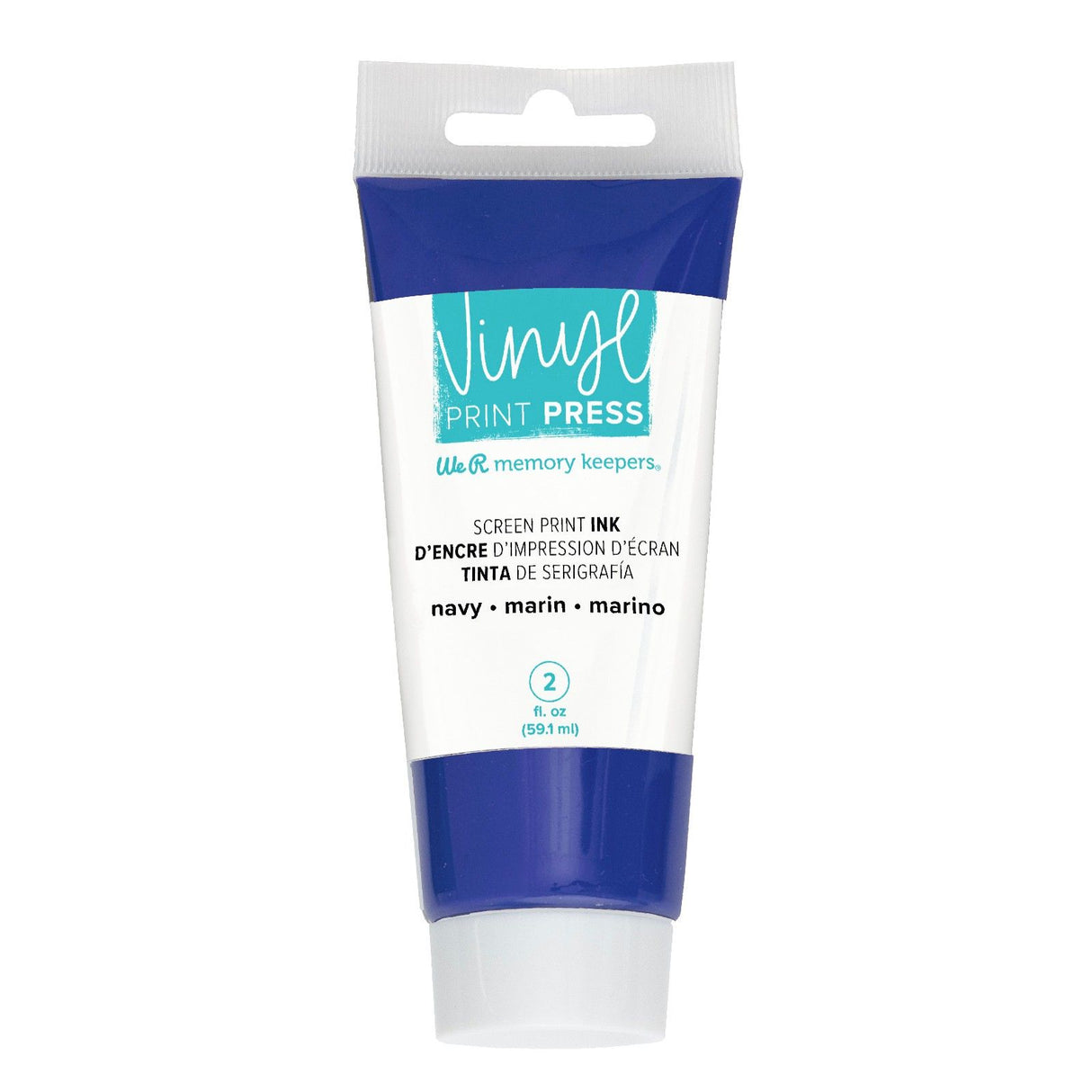 Wir sind Hersteller • Siebdrucktinte für Vinyldruckmaschinen, Marineblau, 59 ml