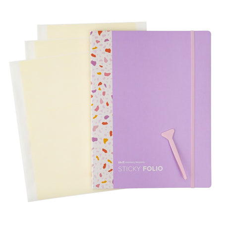 Wir machen • Sticky Folio Flieder 5St