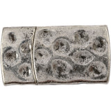 Creativ Company Magnetverschluss, Größe 7x29 mm, Lochgröße 3x10 mm, Antiksilber, 1 Stück
