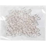 Creativ Company Federverschluss, D 7 mm, Silber, 100 Stück 1 Box