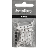 Creativ Company Broochpeld Silber -plattiert 25mm, 10st.
