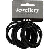 Creativ Company Haargummi, D 45 mm, schwarz, 10 Stück 1 Box