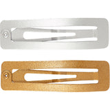 Creativ Company Haarnadel, L: 58 mm, B: 16 mm, Gold, Silber, 4 Stück 1 Box