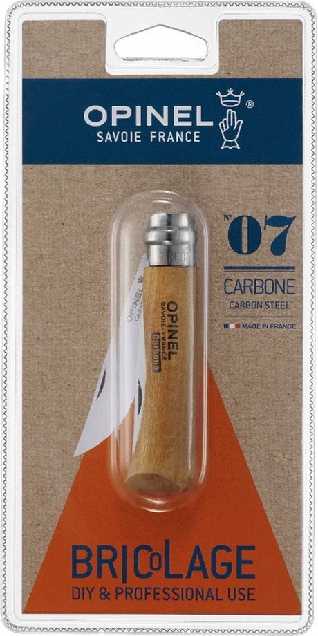 Opinel Nr.7 Taschenmesser – Kohlenstoffstahl – Holz