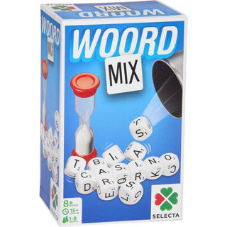 Taktik-Wortmix – Würfelspiel – Wortspiel – schnelles Sprachspiel mit Buchstabenwürfeln – lehrreich und spannend – Familienspiel – 1 bis 8 Spieler – ab 8 Jahren