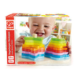 Hape Stacking Tower Regenboog