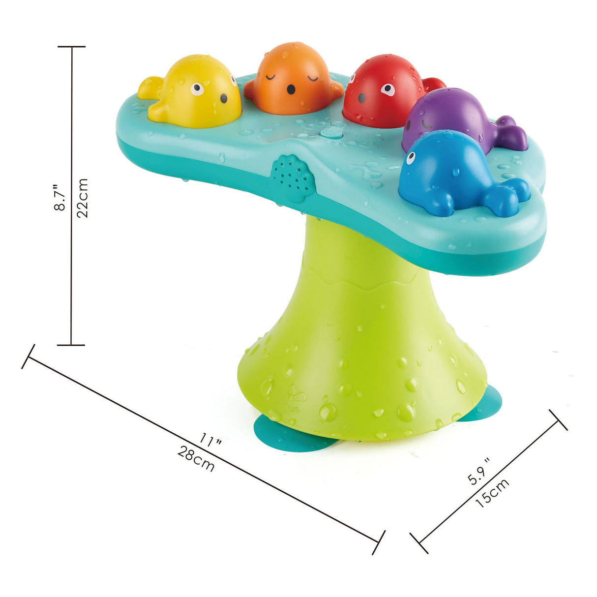 HaPe Bath Toys Musical Whale Fontein