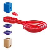 Hape Quadrilla doppelseitige Spiral-Twist-Kugelbahn. 9 Stk.