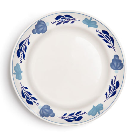 Boerenbont boerenblauw plat bord ø25,5cm decor doos a 6 stuks