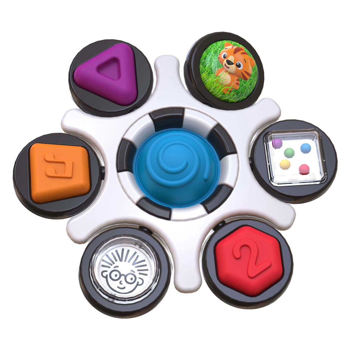 Sinnesspielzeug „Curiosity Clutch“.