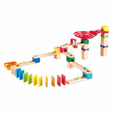 Hape Holz-Kugelbahn-Set Domino – 50-teilig.