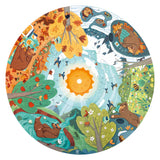 Hape Vier-Jahreszeiten-Puzzle mit Licht – 16 Teile.