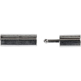 Creativ Company Magnetverschluss, Größe 3x14 mm, Lochgröße 2 mm, versilbert, 40 Stück 1 Box