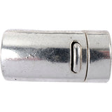 Creativ Company Magnetverschluss, D 26 mm, Lochgröße 10 mm, Antiksilber, 1 Stück