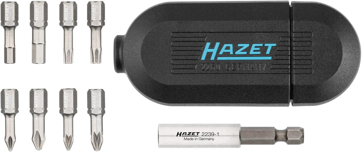 Hazet Bit-Set 2260x 10n Bit-Sets Edelstahl mit Halterung