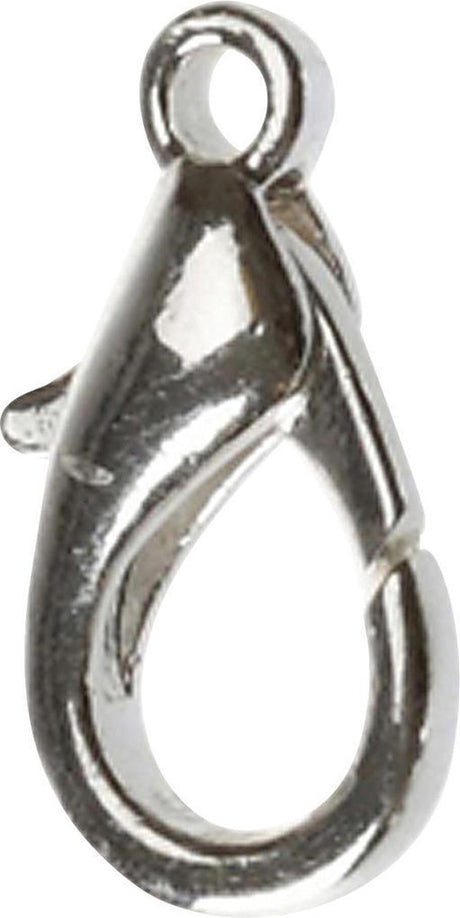 Creativ Company Karabiner, L: 18 mm, versilbert, 4 Stück 1 Box