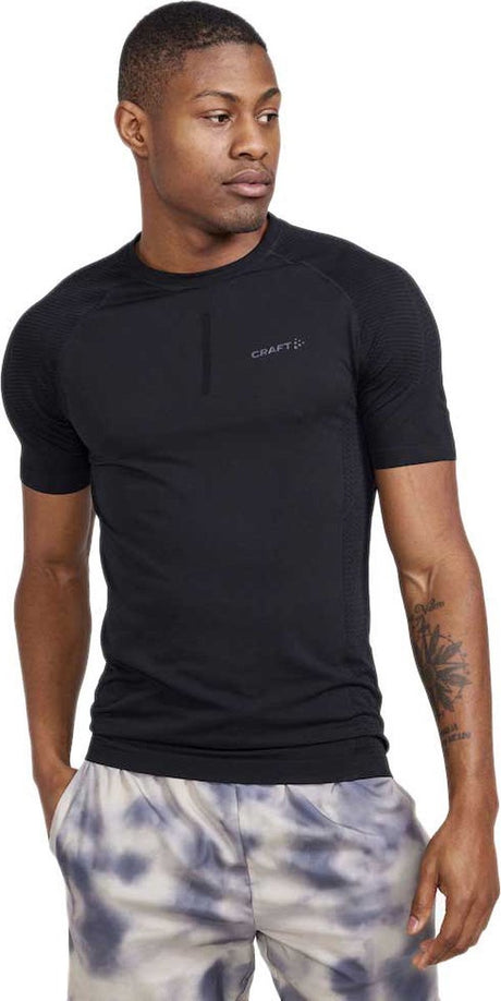 Craft Adv Cool Intensity SS Tee M Herren-Thermoshirt – Schwarz