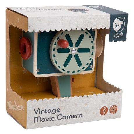 Classic world houten vintage filmcamera