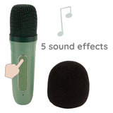 Classic world houten mini retro tunes met microfoon
