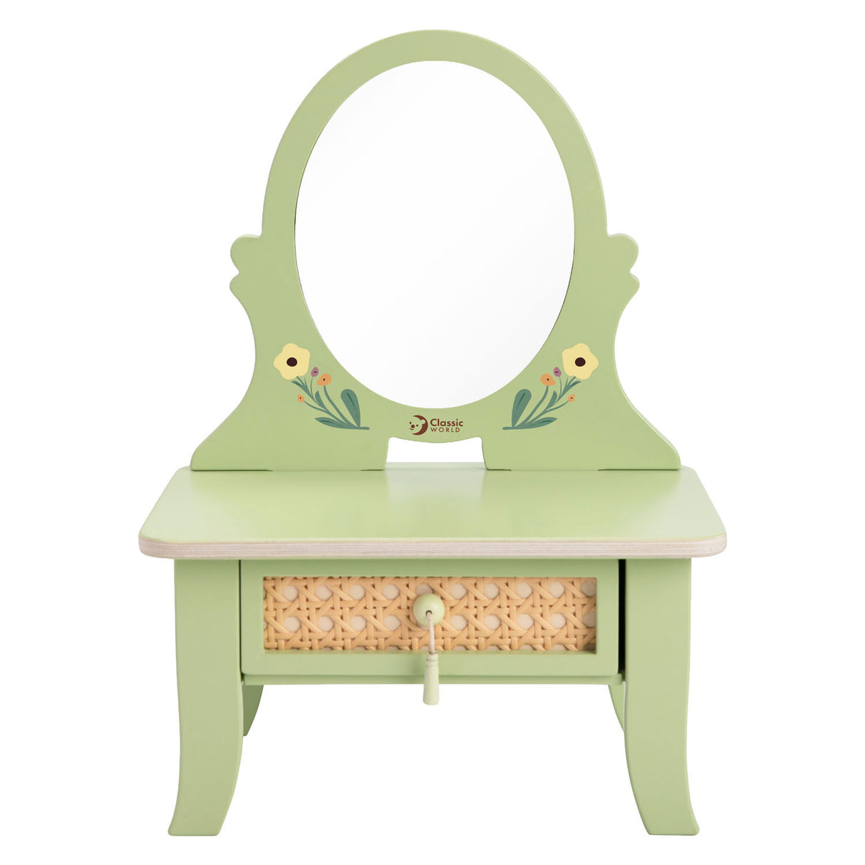 Classic world houten vintage kaptafelset