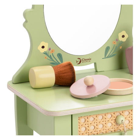 Classic world houten vintage kaptafelset