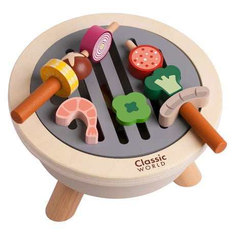 Classic world houten barbecueset - 30dlg.