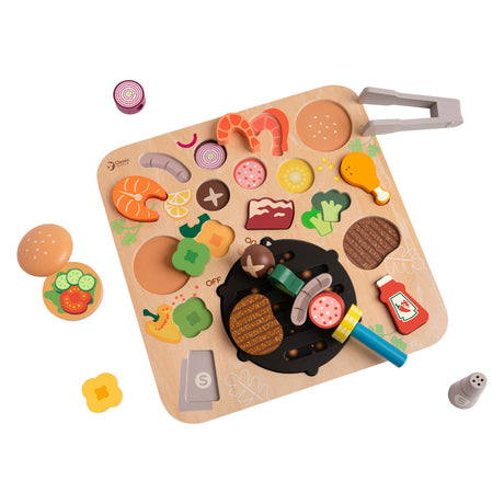 Classic world houten bbq puzzel - 21st.