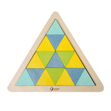 Klassisches Welt-Holzmosaikpuzzle, 67 Teile.