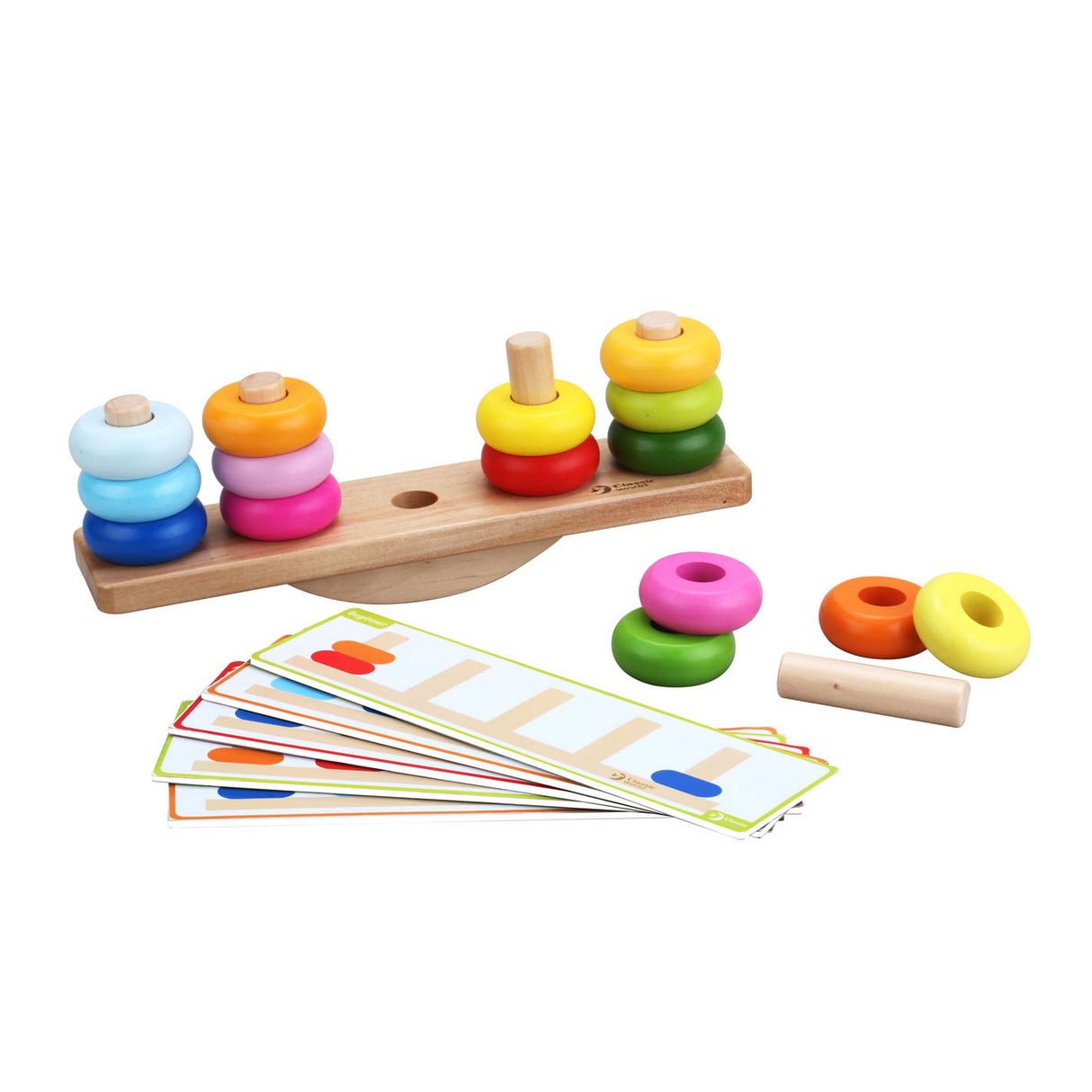 Classic World Holz-Balance-Stapelspiel, 26 Teile.