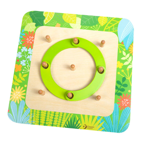 Classic World My Lernpuzzle aus Holz, 29 Teile.