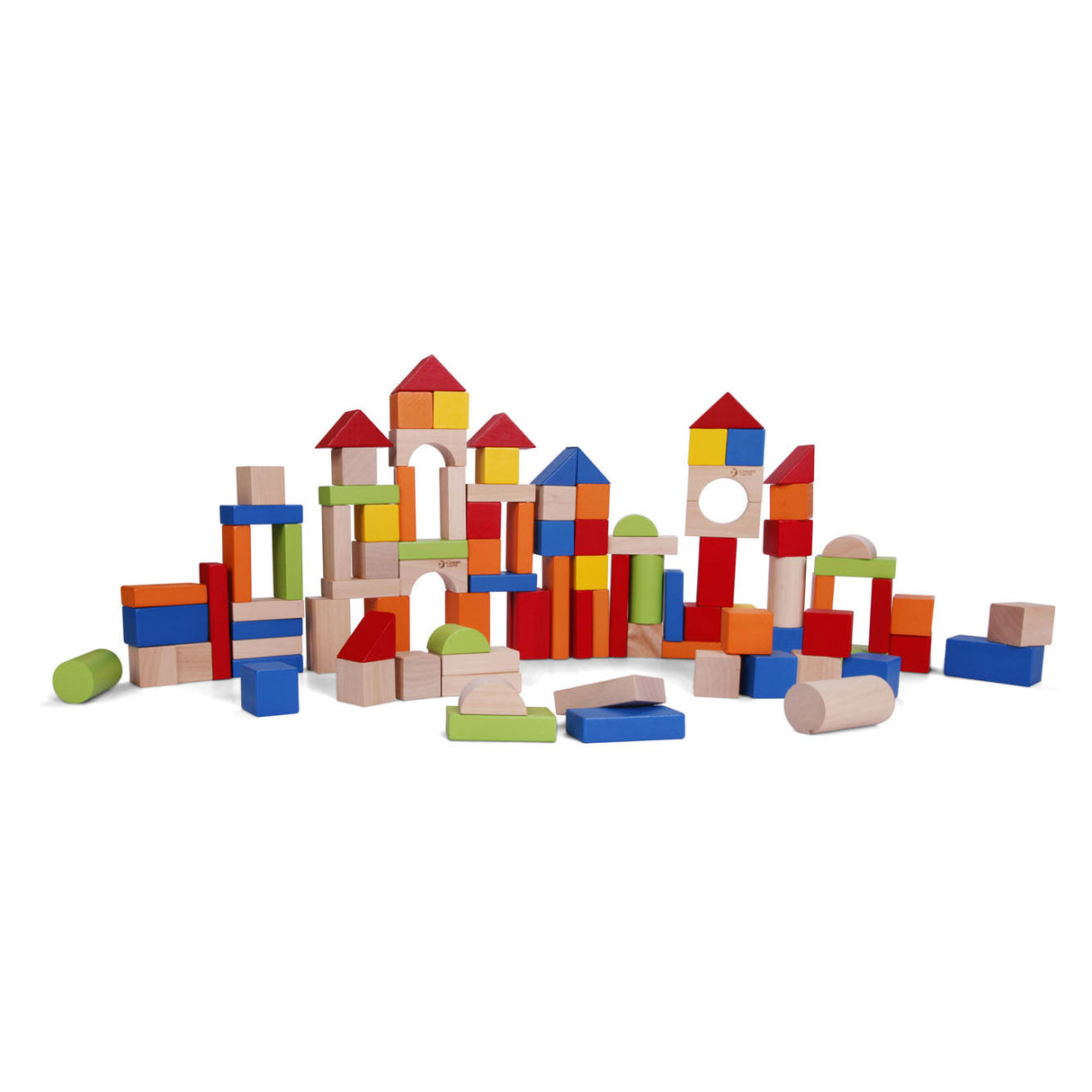 Classic World World Wooden Blocks, 100dlg.