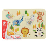 Classic World Holz-Studenpuzzle Wilde Tiere, 7-tlg.