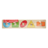 Classic World Holz-Studenpuzzle-Formen, 5-tlg.