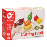 Classic World World World Wooden Snijfruit with cutting board, 17dlg.