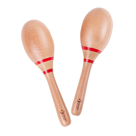 Klassische Welt-Maracas aus Holz, 2er-Set
