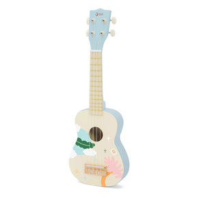 Classic World Holz-Ukulele-Gitarre für Kinder blau – uni