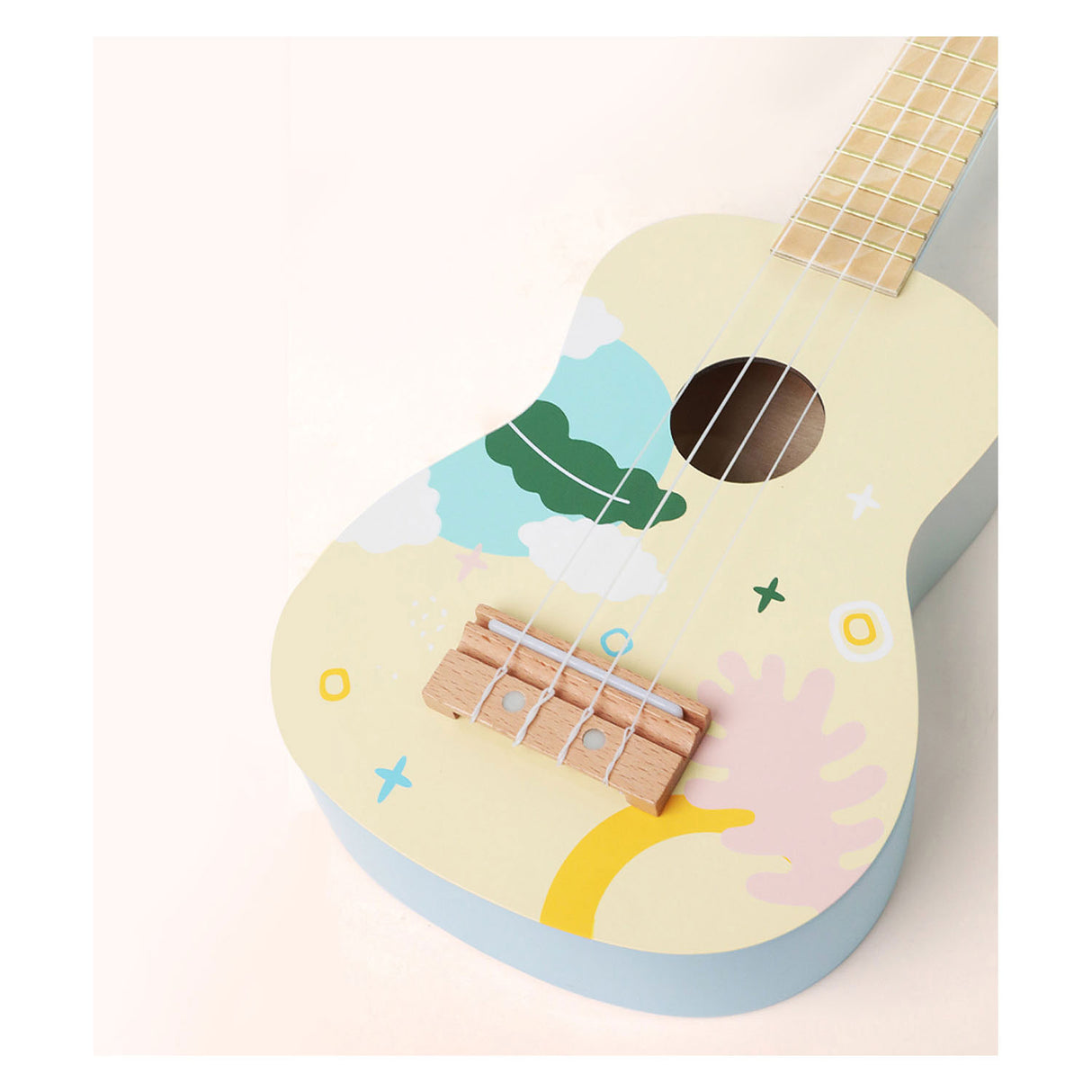 Klassische Welt der Welt Holz Iris ukelele