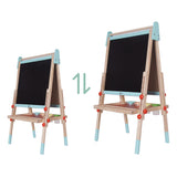 Klassischer Welt -Holzmagnet und Blackboard 2in1, 39dlg.