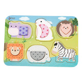 Classic World Holzpuzzle Wilde Tiere, 13 Teile.