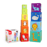 Classic World Empileing Blocks Figures and Animals, 10dlg.