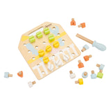 Classic World World Wooden Screw board Coordination game, 27dlg.