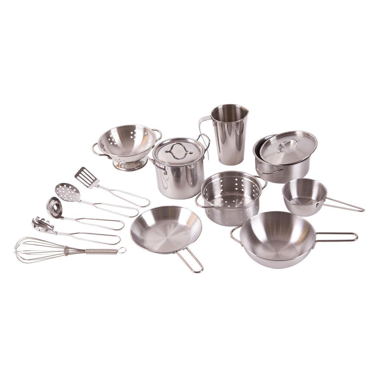 Classic World World World Stainless steel pan set, 15dlg.