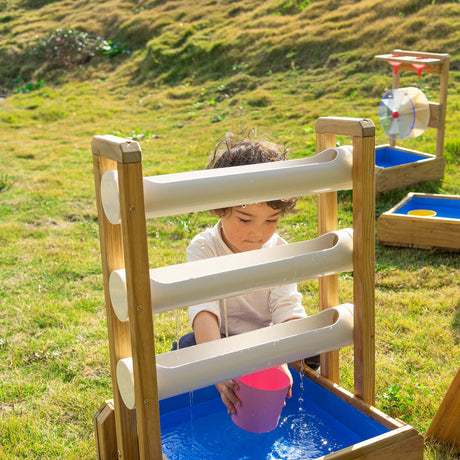Klassiker Welt Holz Wasser Spieltisch Wasserfall