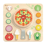Classic World Holzspielzeug Formpuzzle Pizza 22 Teile pädagogisch.