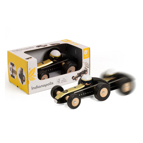 Klassisches Weltspielzeugauto aus Holz, Indianapolis