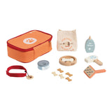 Classic World Tierpflege-Spielset aus Holz im Beutel, 16-teilig.