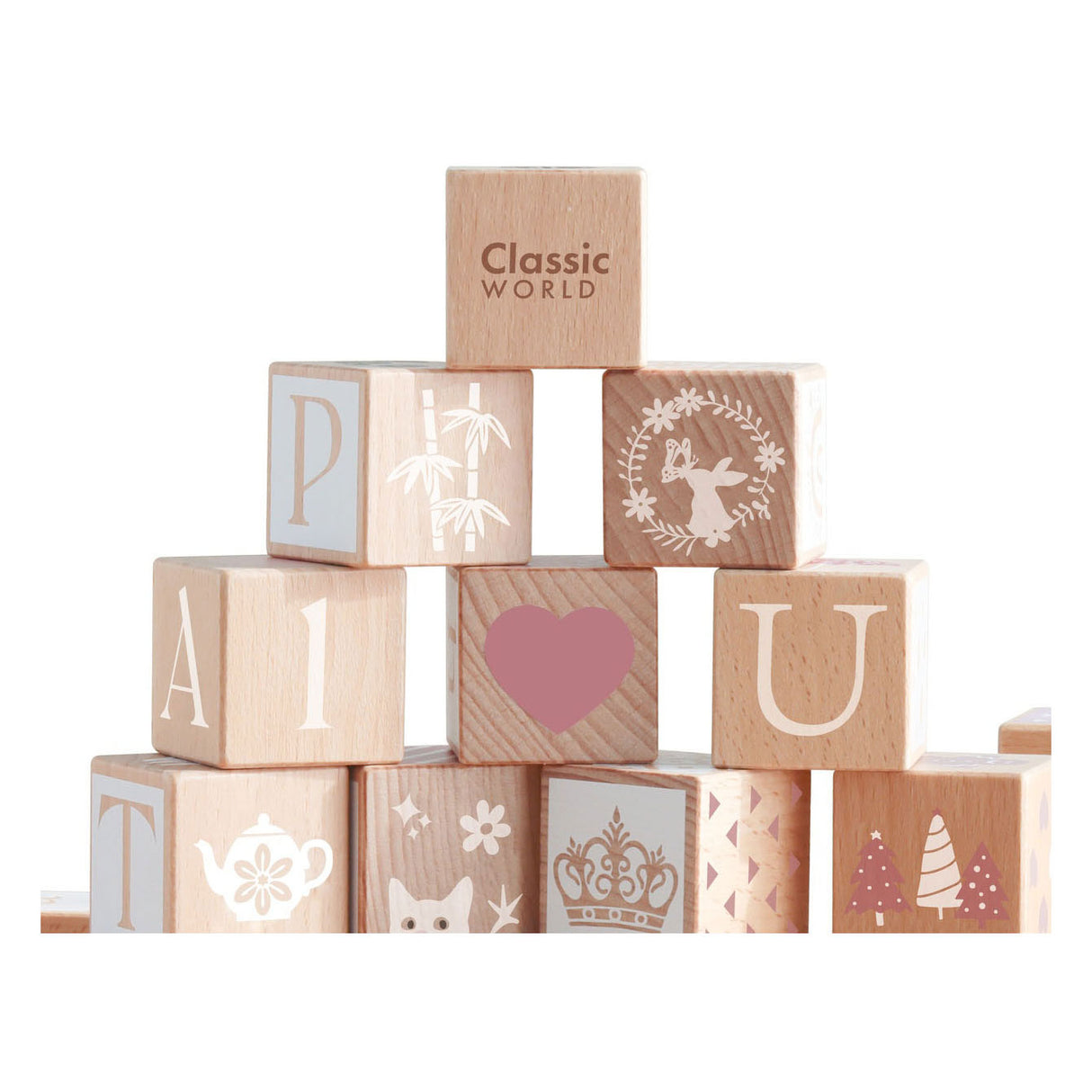 Classic World Wooden Iris Blocks, 29dlg.