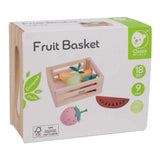 Klassische Holzkiste mit Obst
